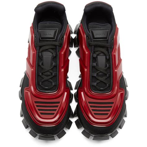 prada cloudbust black and red|prada cloudbust thunder sequined sneakers.